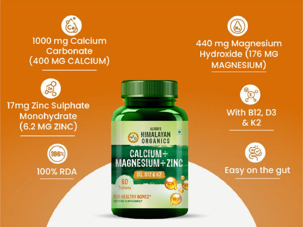 Calcium + Magnesium + Zinc Support