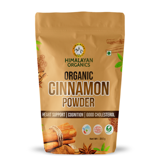Himalayan Organics Organic Cinnamon/Dalchini Powder | Heart Support, Cognition, Good Cholesterol (350 grams)