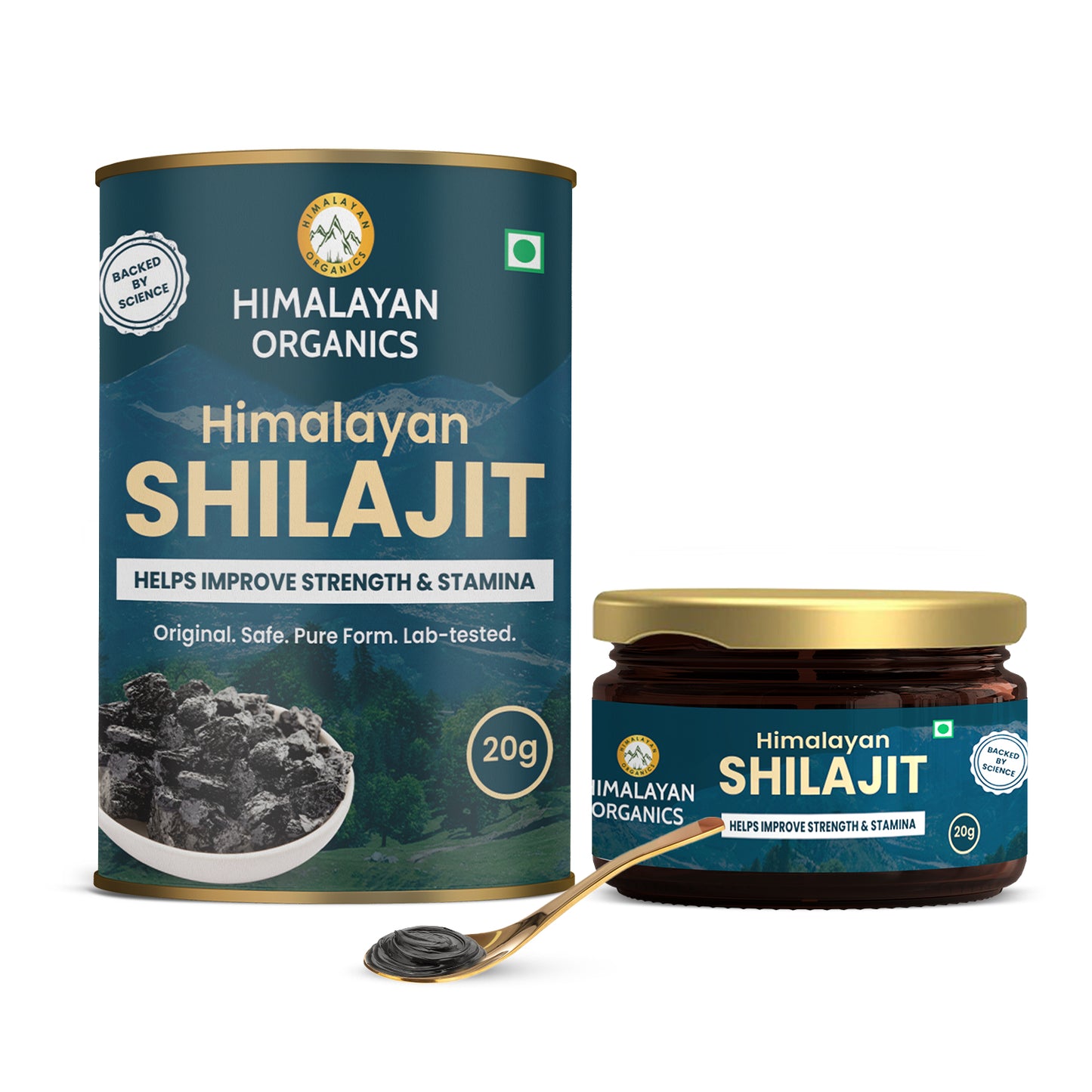 Vlado's Himalayan Organics Himalayan Shilajit/Shilajeet Resin Original & Premium Quality 20g