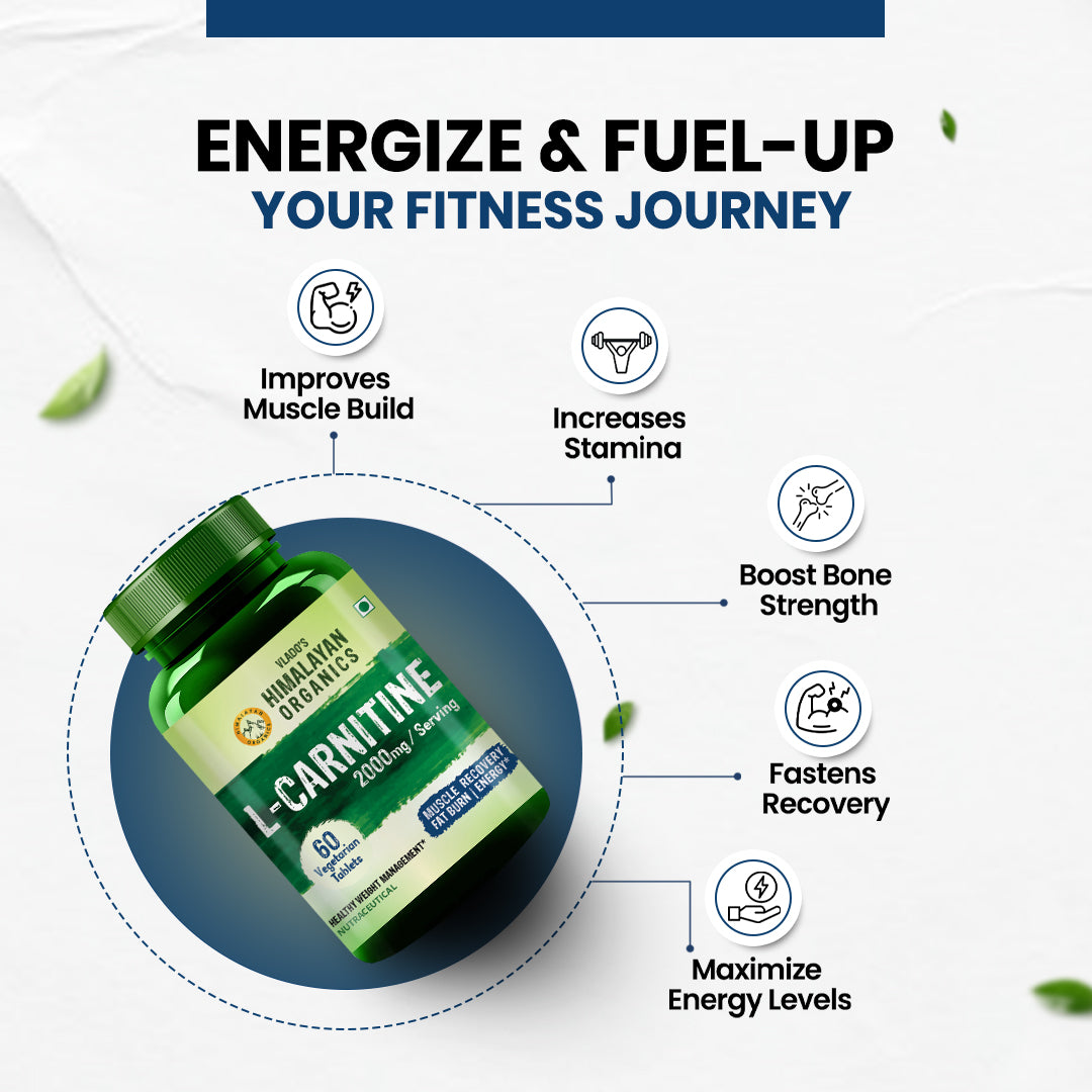 Vlado's Himalayan Organic L-Carnitine 2000 Mg | Healthy Weight Managem Vlado's Himalayan Organics Vlado's Himalayan Organic L-Carnitine 2000 Mg | Healthy Weight Managem Vlado's Himalayan Organics