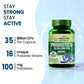 Vlado's Himalayan Organics Probiotics Supplement 35 Billion CFU for women & men, 16 Strains with Prebiotics - 100 Veg Capsules