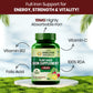 Vlado's Himalayan Organics Plant Based Iron with Folate for Better Hemoglobin, Immunity, Oxygen Binding Capacity - 90 Veg Capsules