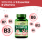 Vlado's Himalayan Organics Vitamin B Complex with 100% RDA B1, B2, B3, B5, B6, B7, B9 & B12 Supplement to Support Cognitive Health - 120 Veg Tablets