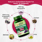 Vlado's Himalayan Organics Resveratrol 255mg with Grape Seed Extract Supplement | Support Heart And Skin Health | Powerful Anti-oxidant for Anti-Ageing - 60 Veg Capsules