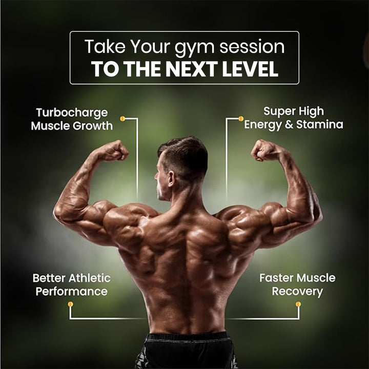 Vlado's Himalayan Organics Testosterone Booster | Supports Muscle & Energy Boost | With Tribulus, Ashwagandha & Safed Musli & Zinc | 90 Veg Tabs