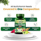 Vlado's Himalayan Organics Whole Food Multivitamin for Men with Vitamins, Minerals, Extracts | For Energy, Brain, Heart Health & Eye Health - 60 Veg Capsules