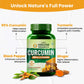Vlado's Himalayan Organics Curcumin With Biopiperine 1500mg Tablets With 95% Curcuminoids Supplements For Better Absorption | Good For Skin & Joint pains | Immunity Booster for Men And Women - 90 Veg Tablets