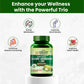 Vlado's Himalayan Organics Plant Based Calcium Magnesium + Zinc | Vitamin D3+k2 Supplement For Stronger Bones | Boost Immunity | Healthy Heart | Muscle Growth - 60Veg Tablets