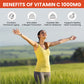 Vlado's Himalayan Organics Vitamin C 1000mg Tablets | Immunity, Antioxidant & Skin Care | 120 Veg Tabs