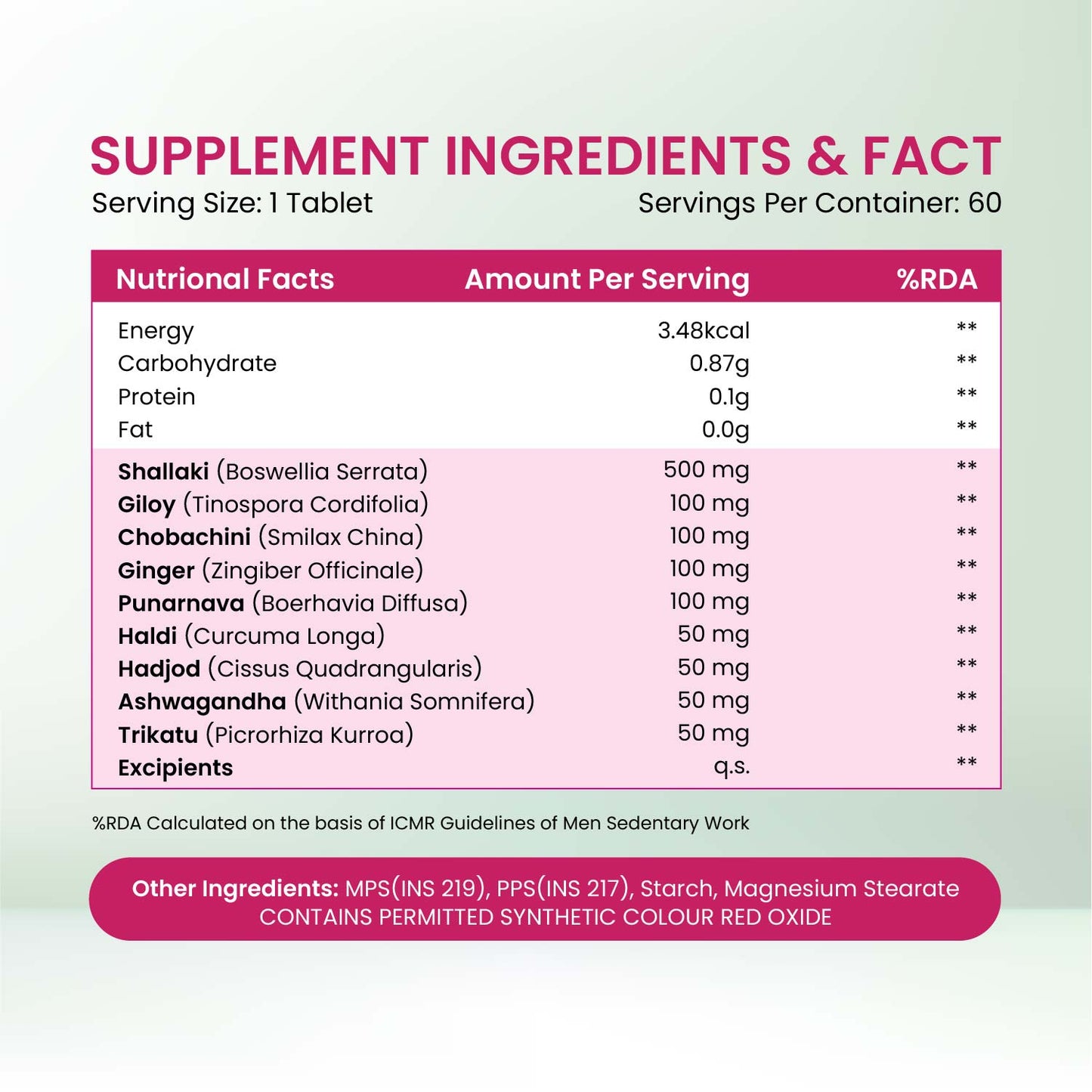 Vlado's Himalayan Organics Plant Based Joint Support With Boswellia Serrata | Amla, Alfalfa, Turmeric, Moringa + 10 Ayurvedic Herbs | Strong Bones & Relives Joint Pain | Better Flexibility For Men & Women - 60 Veg Tablets