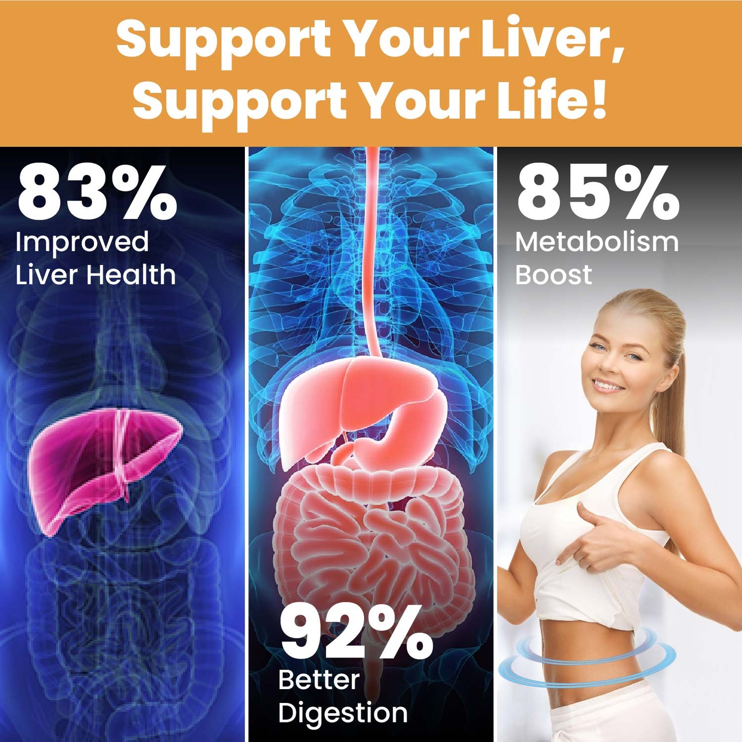 Vlado's Himalayan Organics Plant Based Liver Support with Milk Thistle for Liver Support  - 60 Veg Capsules