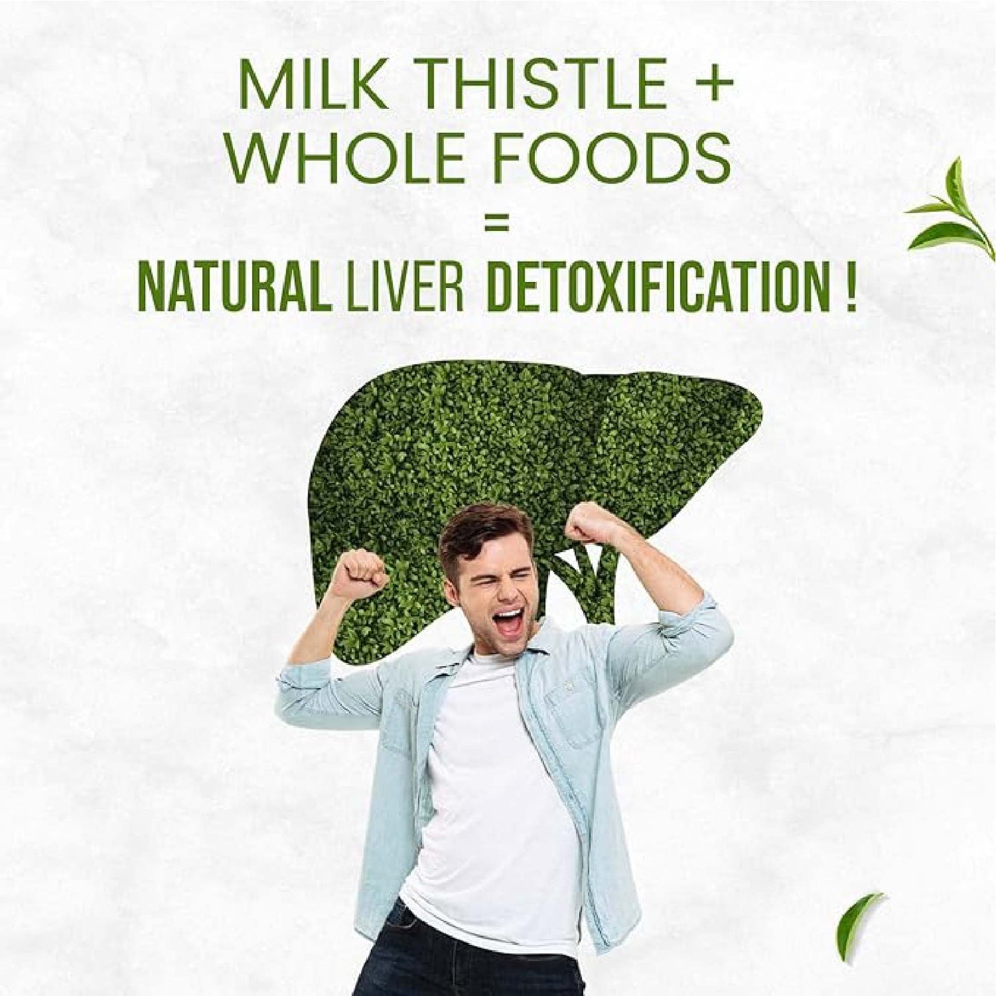 Vlado's Himalayan Organics Plant Based Liver Support with Milk Thistle for Liver Support  - 60 Veg Capsules