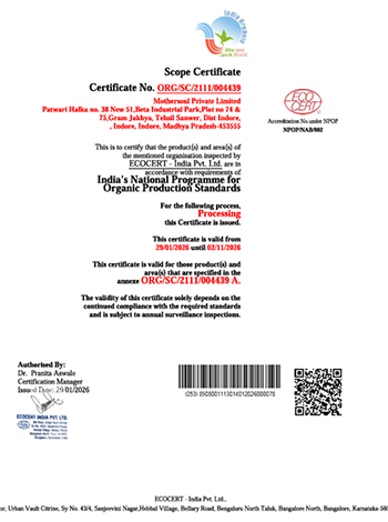 Mothersoul Organic License