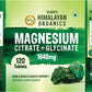 Vlado's Himalayan Organics Magnesium Complex Supplement | 1648mg | with Magnesium Glycinate, Magnesium Citrate, Magnesium Oxide - 120 Veg Tablets