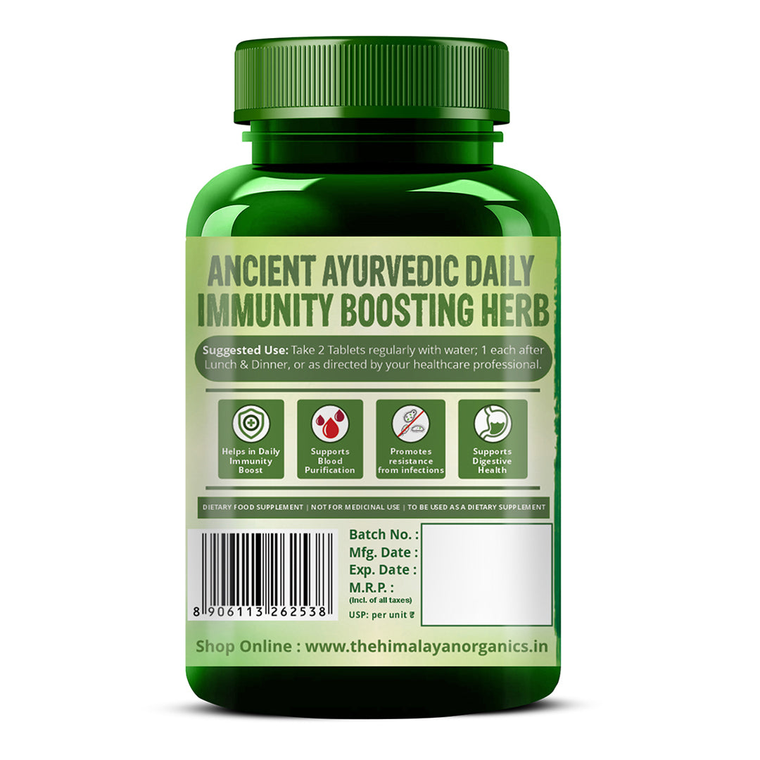 Vlado's Himalayan Organics Giloy Extract | Immunity Booster | Helps in Blood Purification | 120 Veg Tablets