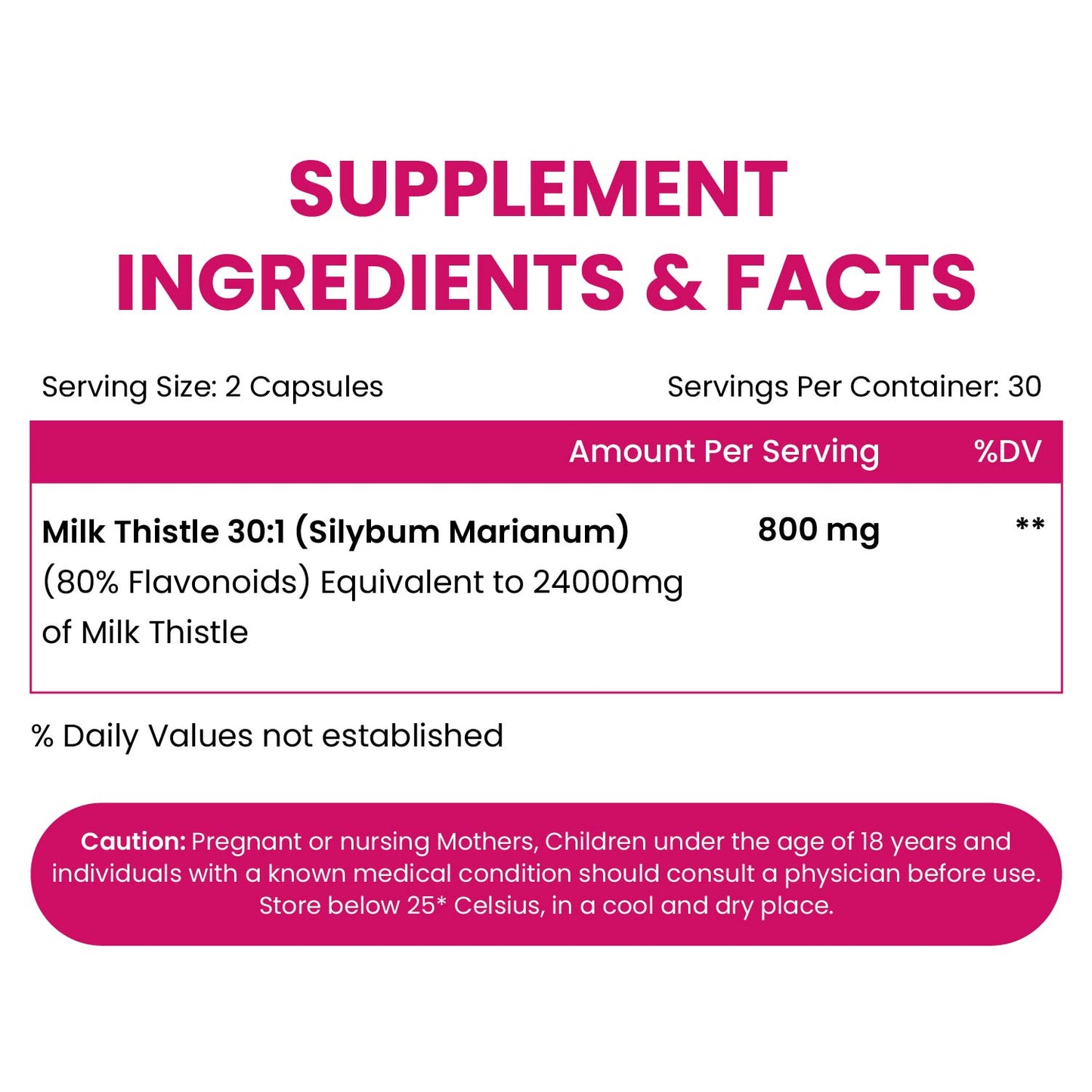 Vlado's Himalayan Organics Milk Thistle Extract Detox Supplement For Men And Women With 800Mg Of Silybum Marianum For Healthy Liver | Helps in Cleanse Liver - 60 Vegetarian Capsules