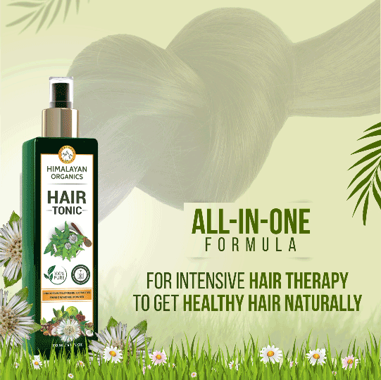 Himalayan Organics Hair Tonic for Intensive Hair Therapy to Get Healthy Hair Naturally 
