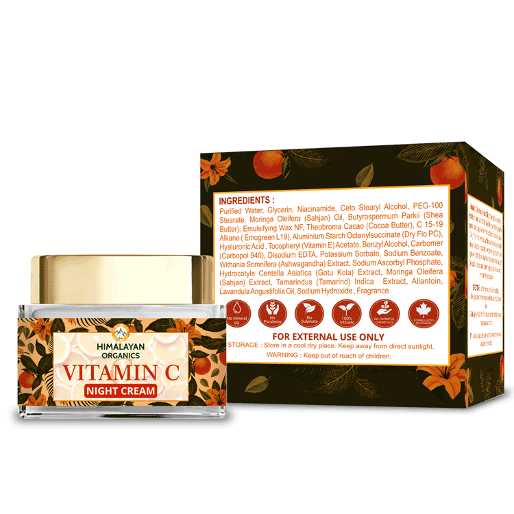 Himalayan Organics Vitamin C Night Face Cream Ingredients and Facts