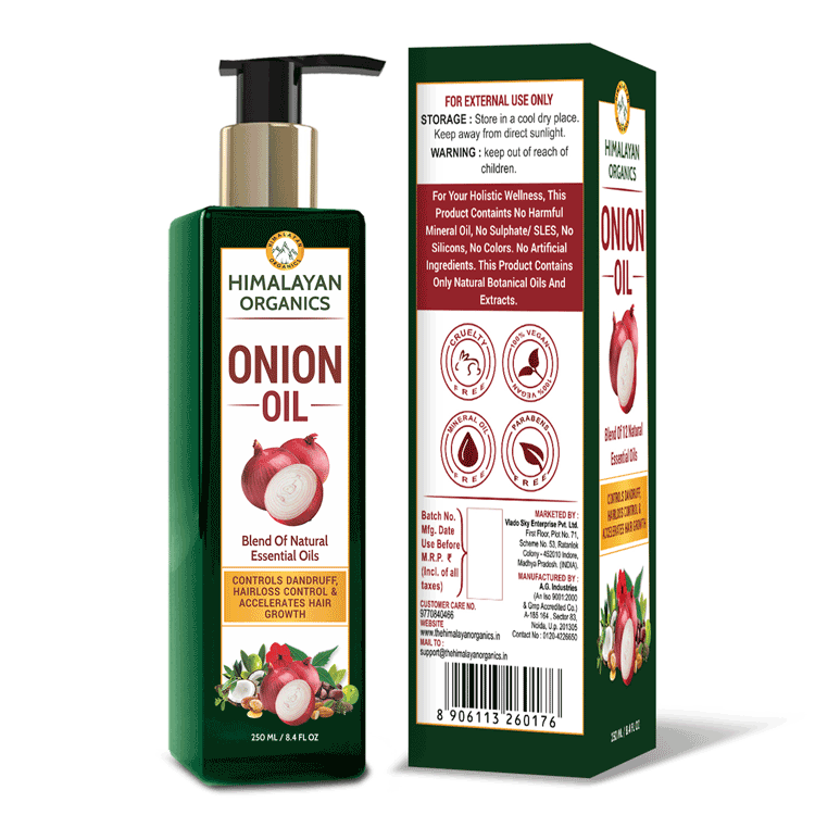 Himalayan Organics Onion Best Hair Oil For Growth 