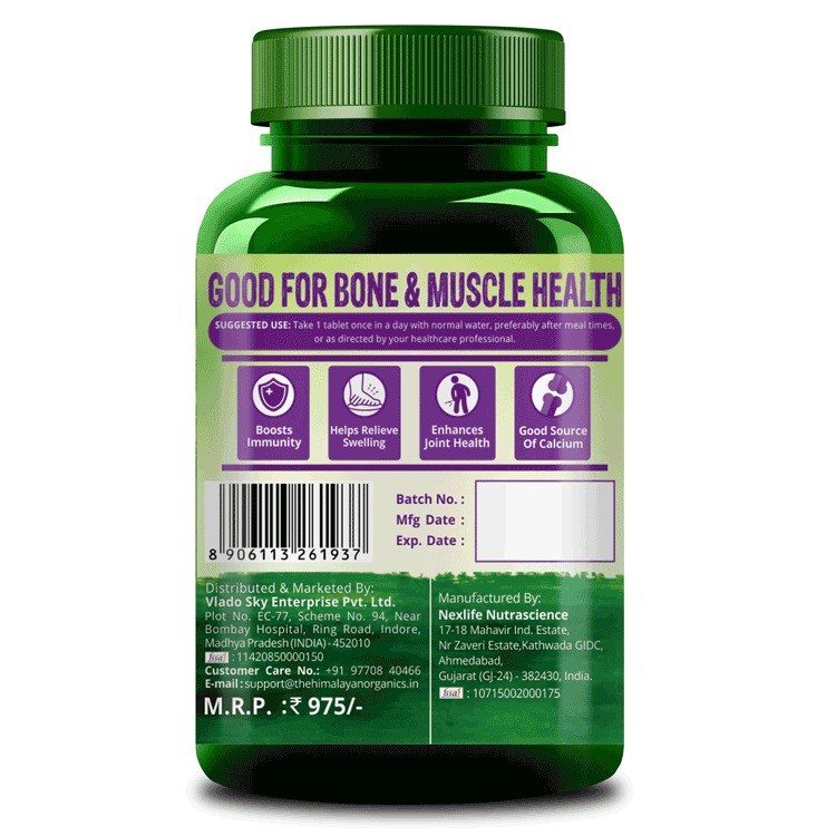 Himalayan Organics Alfalfa Good For Bone & Muscle Health