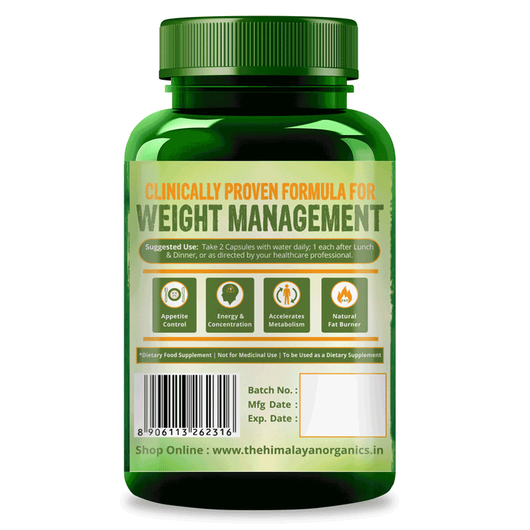 Himalayan Organics Clinically Proven Formula for Weight Management