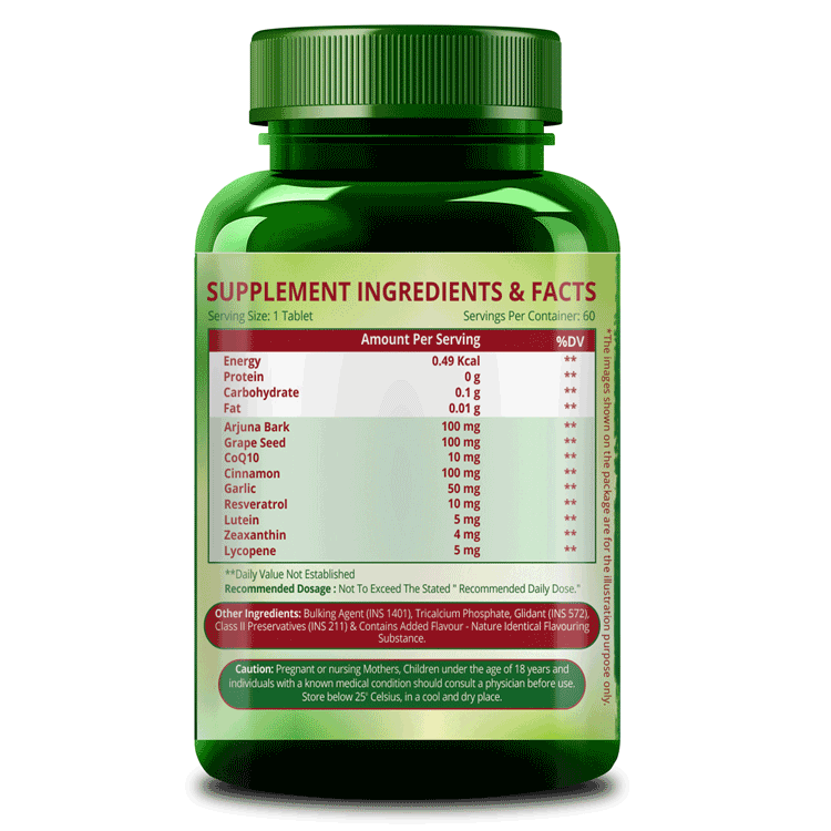 Himalayan Organics Supplement Ingredients & Facts Cinnamon, Garlic, Lutein, Zeaxanthin
