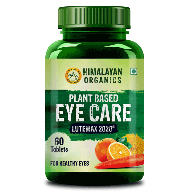 Himalayan Organics Plant Based Eye Care with Lutemax 2020 for Healthy Eyes