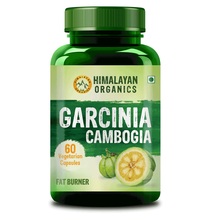 Himalayan Organics Garcinia Cambogia Supplement For Weight Loss - 60 Veg Capsules