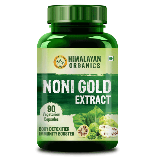 Himalayan Organics Noni Gold Extract Body Detoxifier Supplement - 90 Veg Capsules