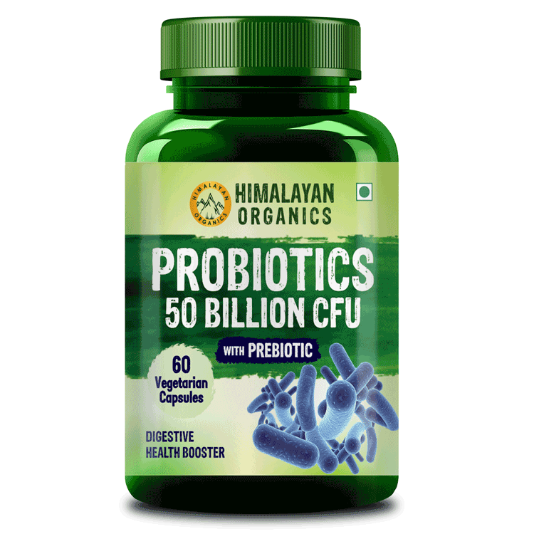 Himalayan Organics Probiotics Supplements Best for Digestion and Gut Health 50 Billion