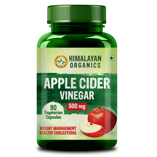 Himalayan Organics Apple Cider Vinegar Supplement - 90 Veg Capsules 