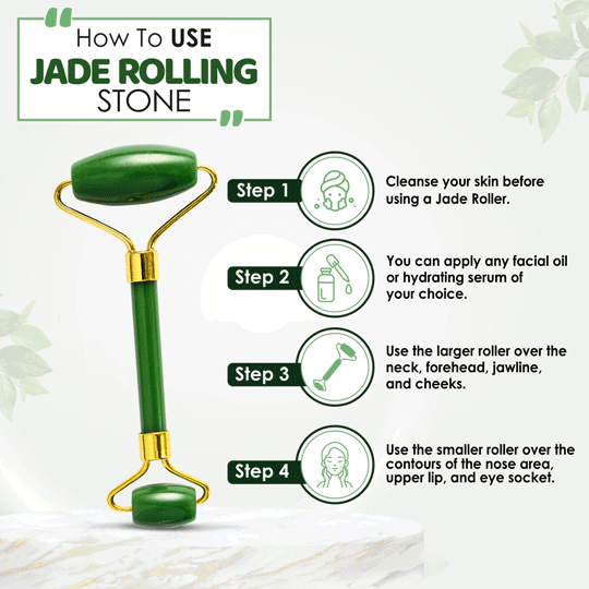 How To Use Jade Roller | Himalayan Organics 