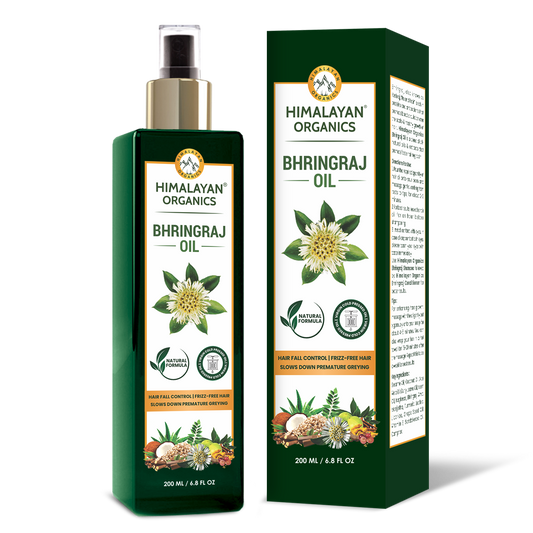 Himalayan Organics Bhringraj Oil - Controls Hair Fall - Promotes Hair Growth - 200ml