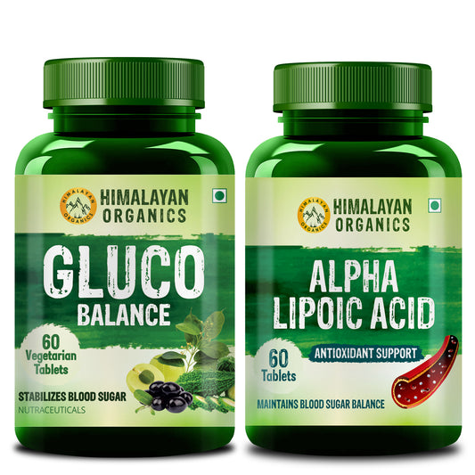Himalayan Organics Combo Pack of Gluco Balance Alpha 