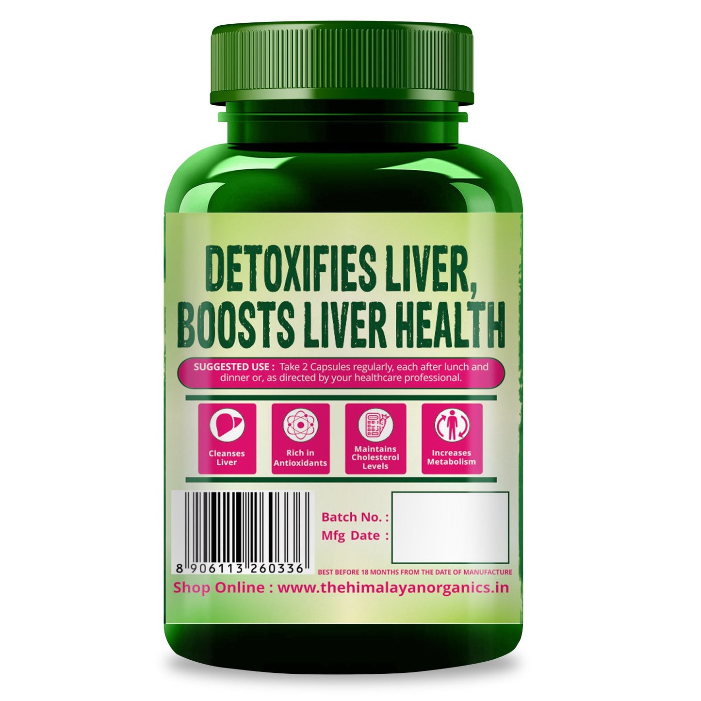 Himalayan Organics Milk Thistle Detoxifies Liver Boosts Liver Health 