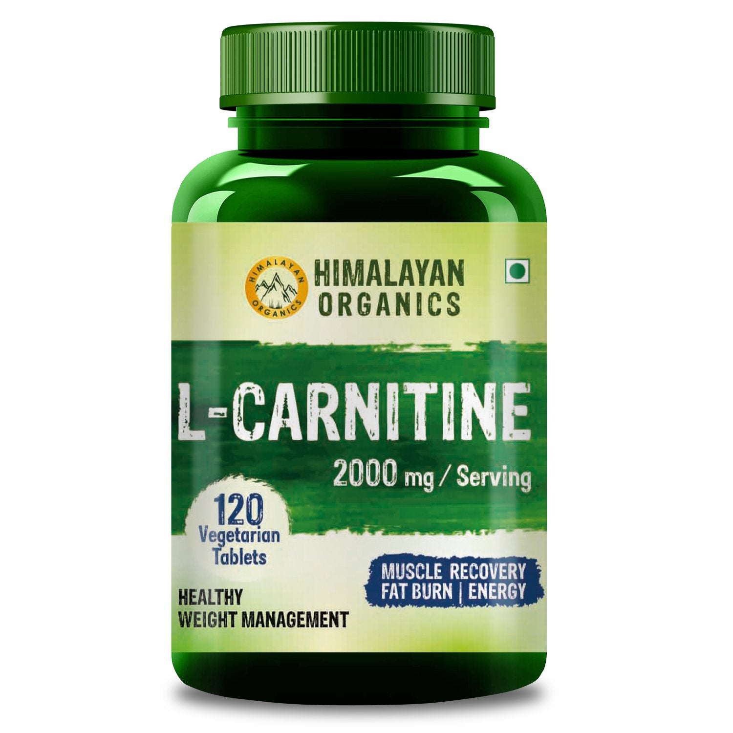 Himalayan Organics L-Carnitine For Healthy Weight | 120 Veg Tablets