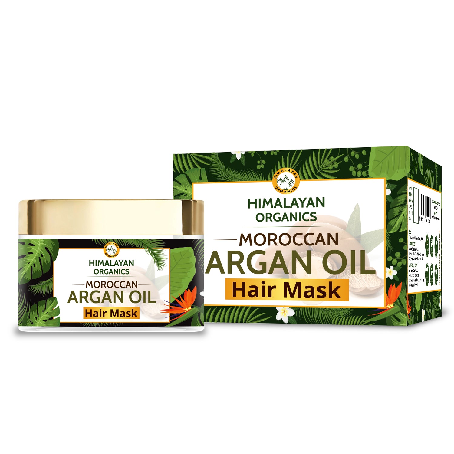 Himalayan Organics Moroccan Argan Oil Home Hair Mask 