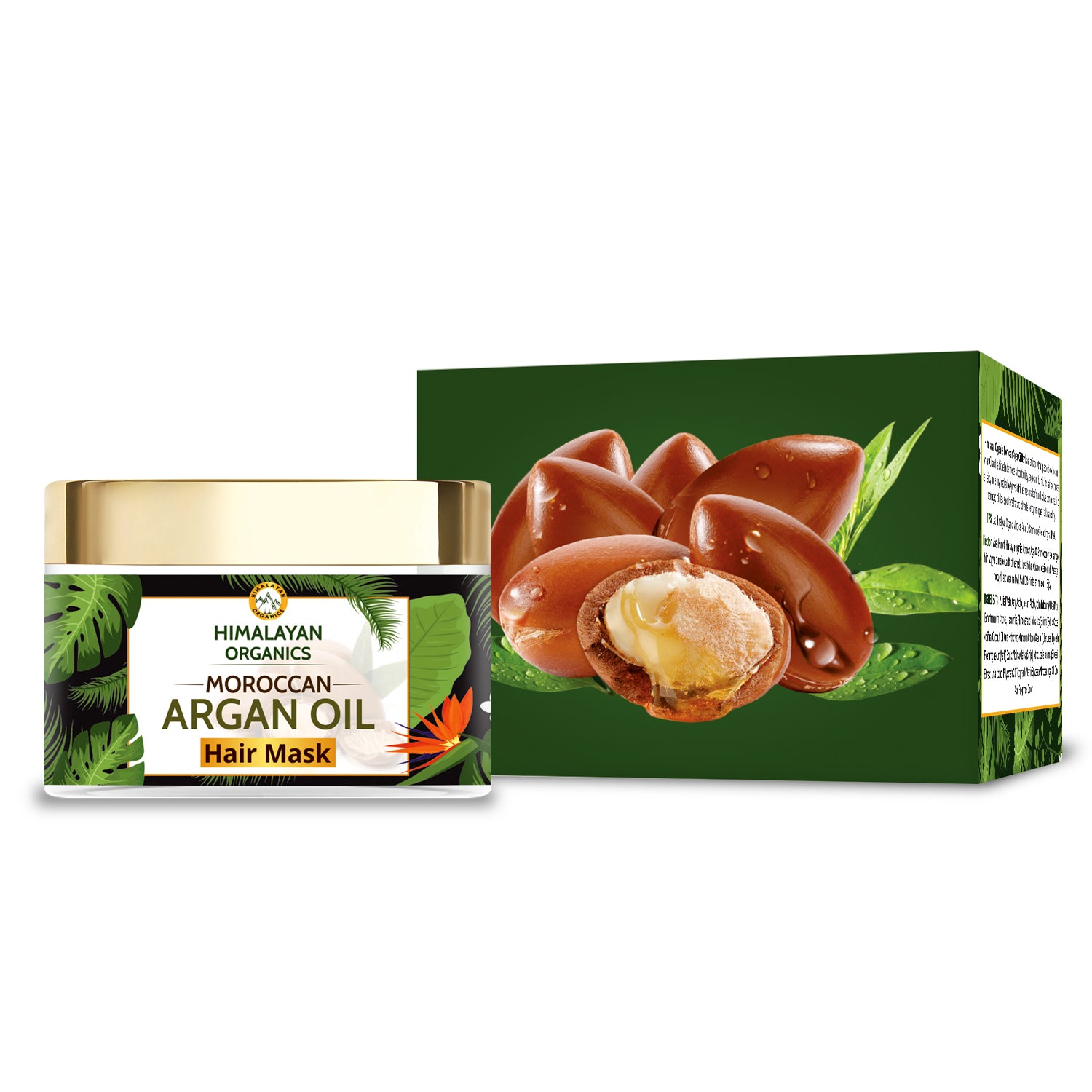 Himalayan Organics Moroccan Argan Oil Best Hair Growth Hair Mask 