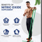 Himalayan Organics Nitric Oxide with L- Arginine HCI 1400mg/Serve with Caffeine | 60 Veg Capsules
