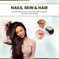 Himalayan Organics Plant Based Biotin 10000 mcg for Hair Growth - 120 Veg Capsules