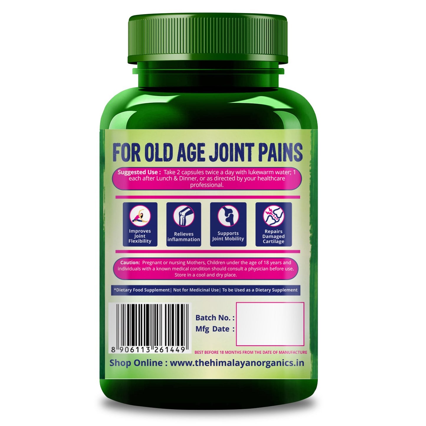 Himalayan Organics Joint Support for Old Age Joint Pains