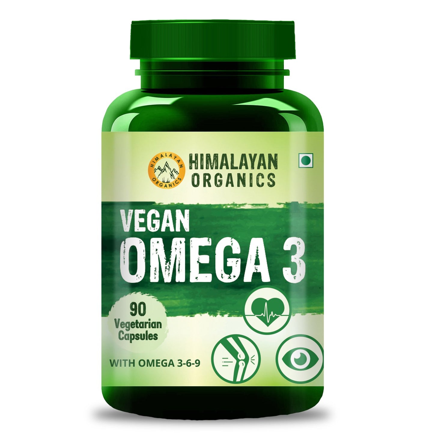 Himalayan Organics Vegan Omega 3 For Healthy Heart, Eyes & Joints 