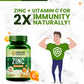 Himalayan Organics Zinc Citrate with Vitamin C & Alfalfa | Supports Healthy Immune System | 120 Veg Tablets